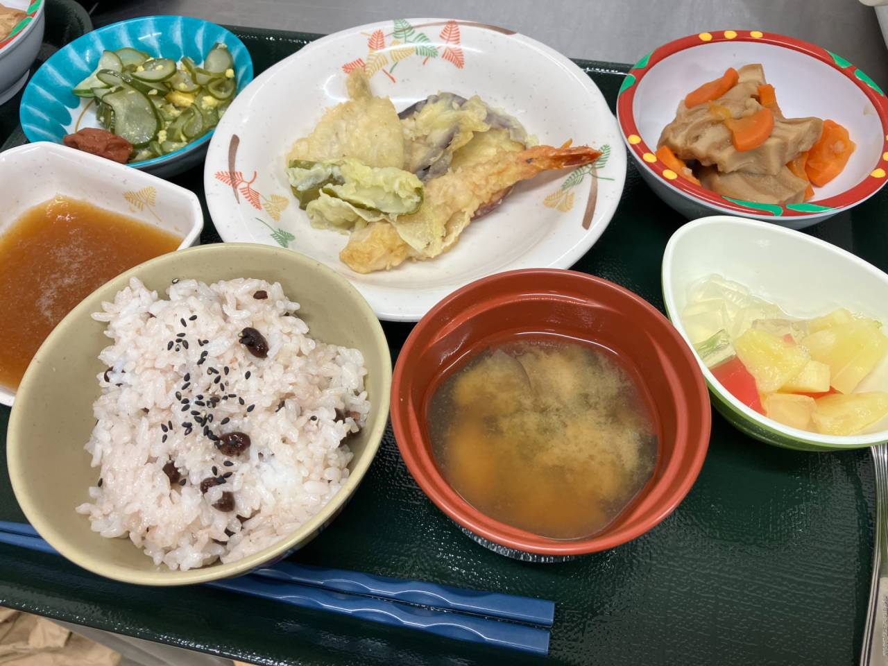 敬老の日は赤飯！